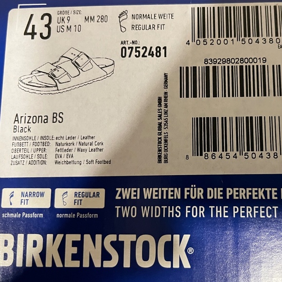 Birkenstock Shoes - Birkenstock Arizona Sandals NIB